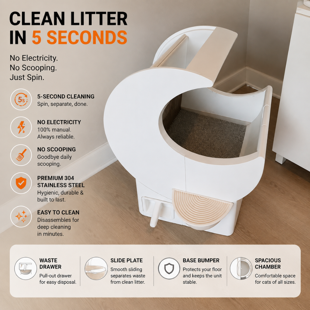 Pawora™ QuickSift Litter Box
